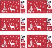 Keukentextiel placemats placemats borden onderzetters Kerstmis