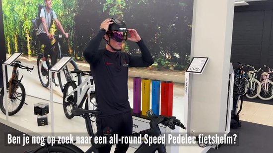 Casque de vélo avec visière et cache-oreilles Speed ​​​​Pedelec - Casque Large - NTA8776