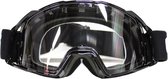 CRG Whip Crossbril - Motorsport Crossbrillen Motorcross - Zwart Frame - Helder Glas