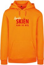 Wintersport hoodie paradise orange M - Après skien kan ik wel - soBAD. | Foute apres ski outfit | kleding | verkleedkleren | wintersporttruien | wintersport dames en heren