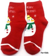 Sokken Kerst - Kids - Maat33-38 - Uniseks - Sneeuwpop - Musthaves for kids