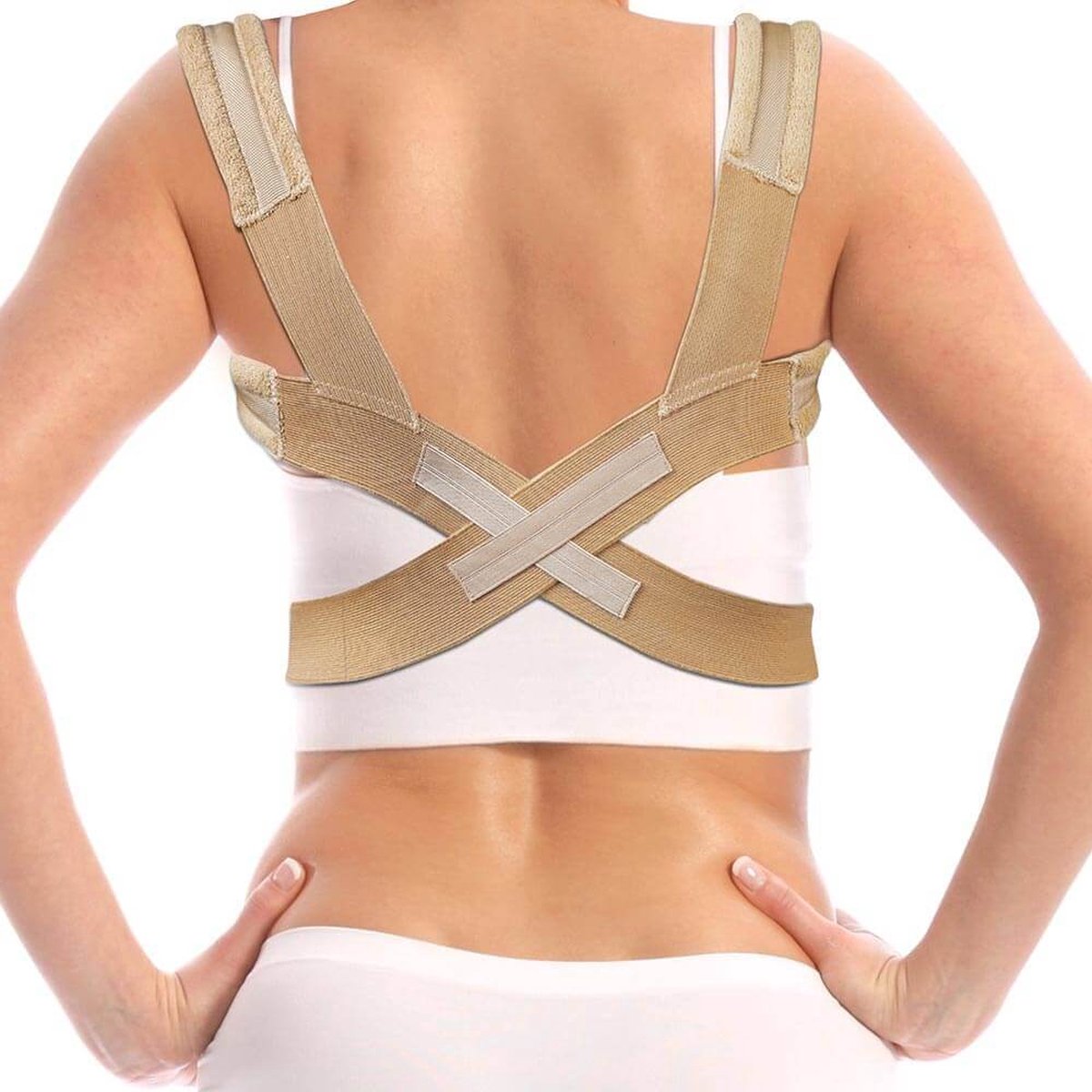 Uriel - Houding corrector - Rugbrace - Postuur Corrector - Verstelbaar - Unisex - Maat M