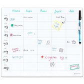 GreenStory - Familiekalender - Familieagenda - Groot - 5 Personen - Sticky Whiteboard - met Sticky Pen