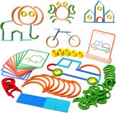 Montessori Houten puzzel voor kinderen, speelgoed, peuters, dieren, geometrische vormen, puzzel, educatief spel, creatief cadeau voor meisjes en jongens van 2, 3 en 4 jaar