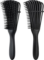 Anti-klit Haarborstel | Detangler brush | Detangling brush | Zwart