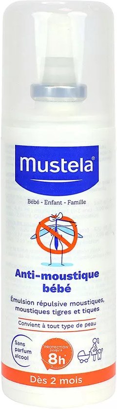 Mustela anti muggen baby 100 ml - MUSTELA Anti-Moustiques Bébé Spray 100ml