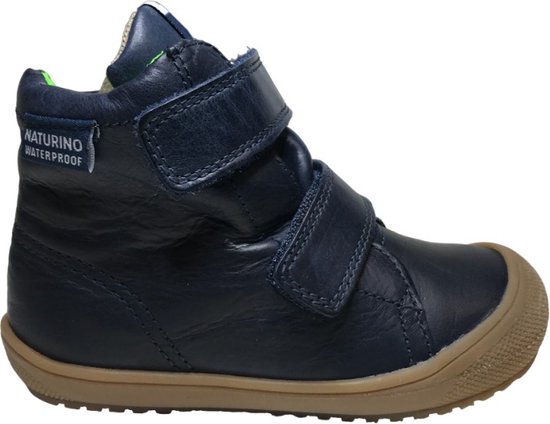 Naturino - Leoti - Mt 31 - velcro's bumper lederen warme laarzen - Navy