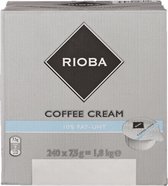 Crème de café Rioba 10% 240 x 7,5 grammes