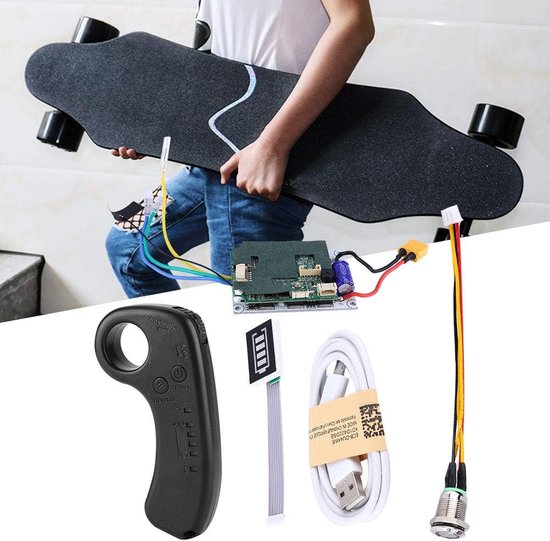 Elektrische Skateboard Controller - Vervangend Moederbord voor Skateboards - Draadloze Afstandsbediening en Eenvoudige Installatie - Krachtige Prestaties - Compatibel met Diverse Modellen