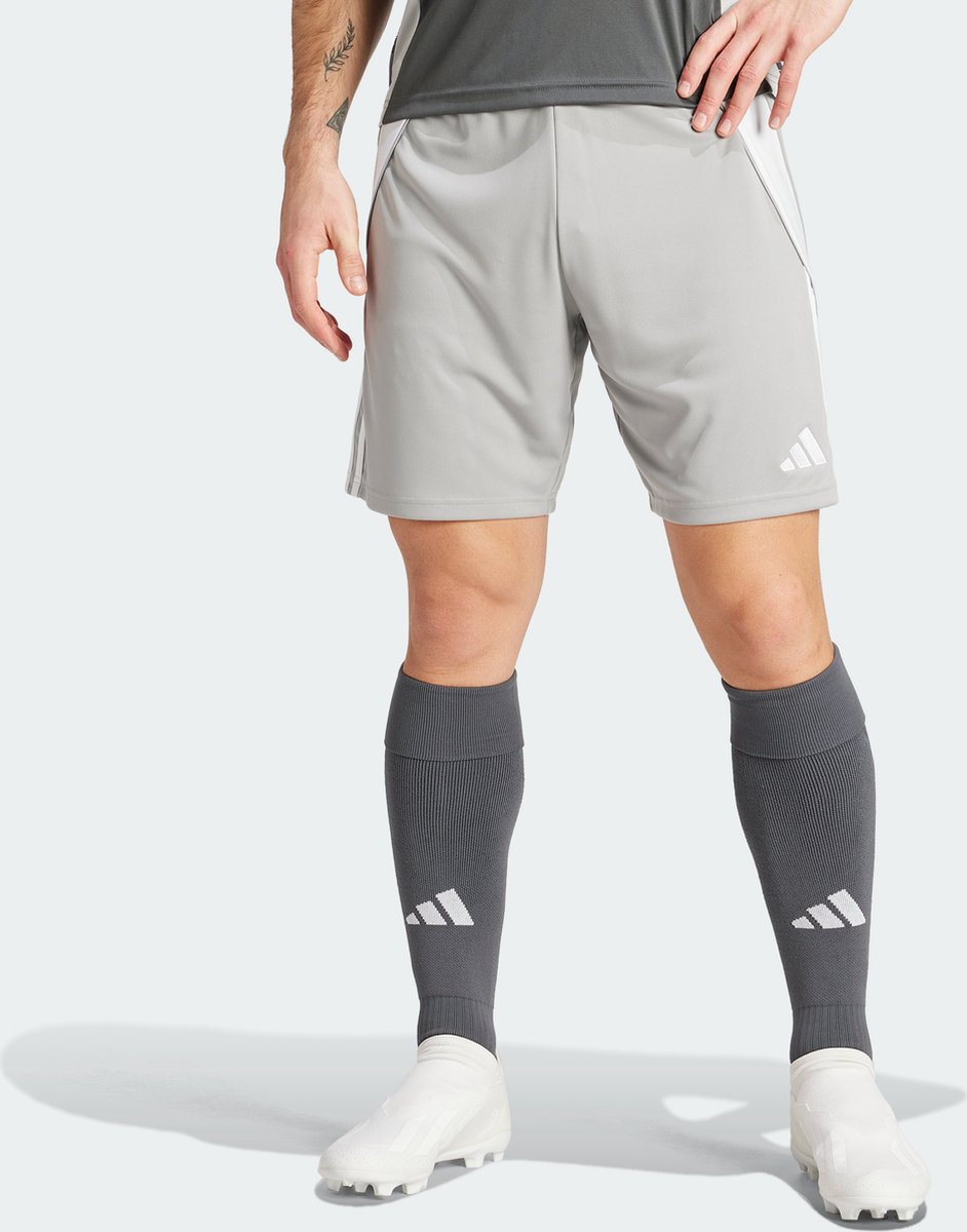 adidas Performance Tiro 24 Short - Heren - Grijs- XL