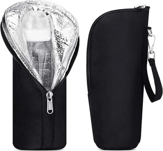 Sac Isotherme Pour Biberon – Garde Le Lait Au Chaud 2-4 Heures – Taille 25 X 7 Cm – Tissu Oxford Avec Doublure Aluminium