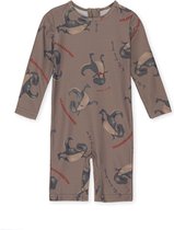 Konges Sløjd Aster onesie playsuit / Zwempak - Dansosaurus - Maat 18 maand