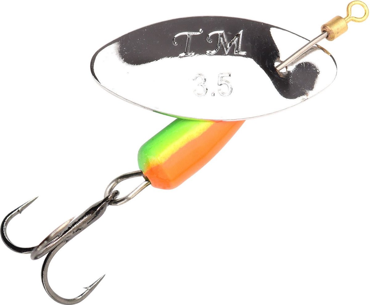 Trout Master Spinner La Tournante 2.50gr - 50mm - Treble Haak 12 (incl Single Haak 8) - Kleur : Firetiger