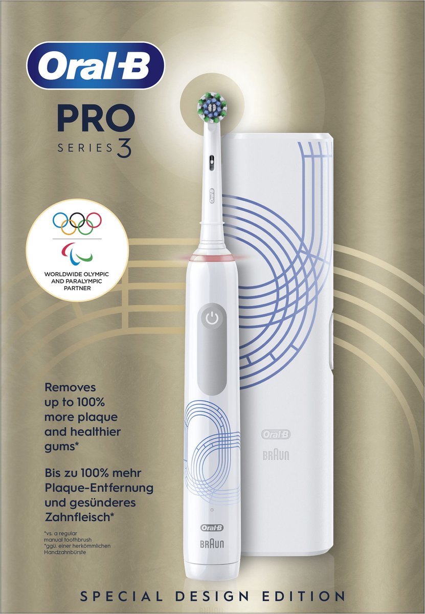 Afbeelding 3 van Oral-B Pro Series 3 - Elektrische Tandenborstel - Special Design Edition Olympische Spelen