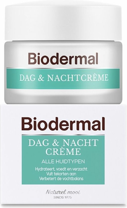 Biodermal Dagcreme -en Nachtcrème - Hydraterend en voedend - 50ml