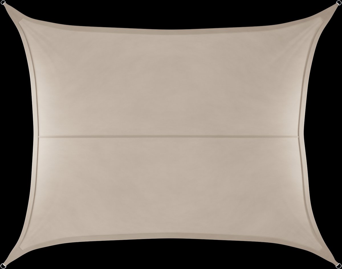 Schaduwdoek Acryl - rechthoekig - 3 x 4 m - Lichtgrijs