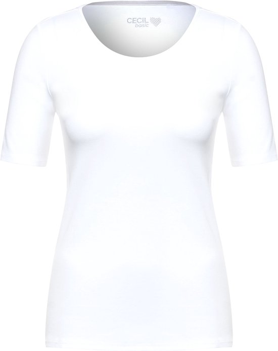 CECIL NOS Lena Dames T-shirt - wit - Maat XL