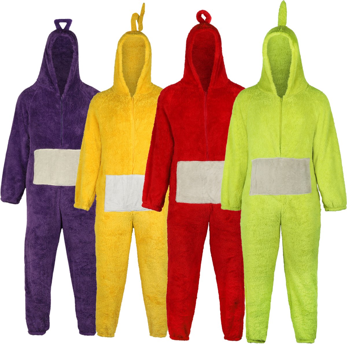 Carnavalskleding - Onesie - Paars - S - cm - Kostuum - Jongens & Meisjes - Verkleed als Kinderfiguren - Kinderen & Volwassenen — afbeelding 4
