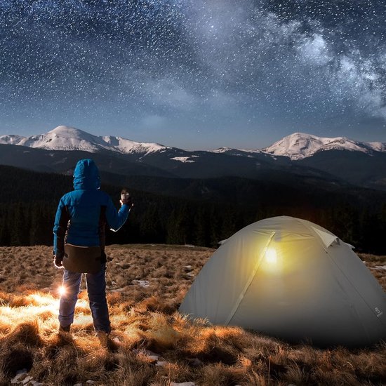 Tent 1 & 2 & 4 Person Ultralight Camping Tents, 3-4 Season Waterproof & Windproof Dome Tent, Small Pack Size, Suitable for Adults, Hiking, Camping, Outdoor — afbeelding 2