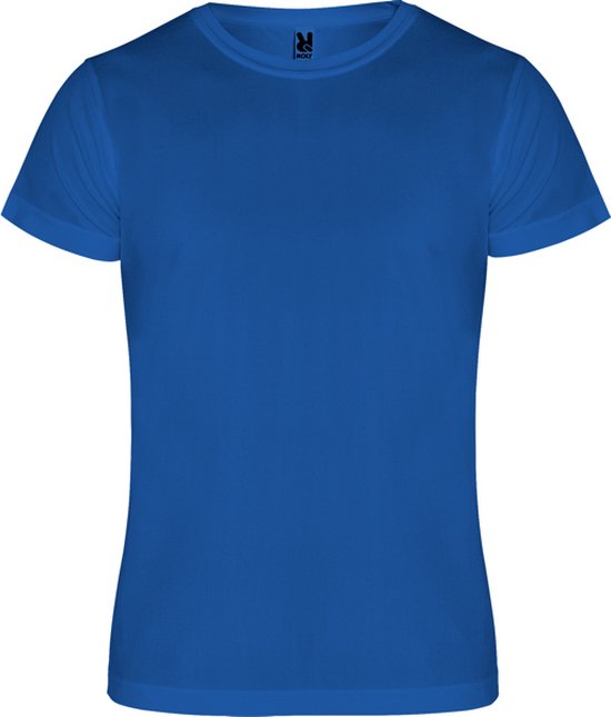 3 Pack Kobalt Blauw unisex sportshirt korte mouwen Camimera merk Roly maat XL