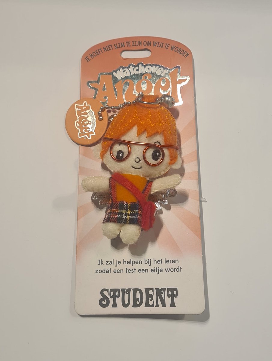 Watchover Angels "Student" Sleutelhanger / Gelukspoppetje