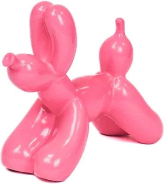 Chien Balloon | figurine de chien ballon | cadeau de Noël | cadeau| rose | rose