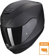 Scorpion EXO-391 Matt Black - Maat XL - Integraal helm - Scooter helm - Motorhelm - Zwart
