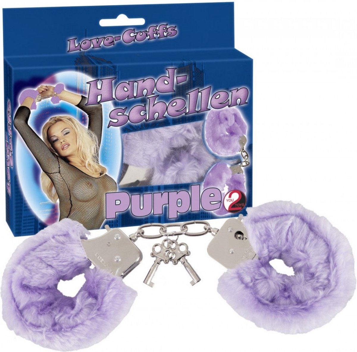 Goedkoopste You2toys - Handboeien met Bont - Lila