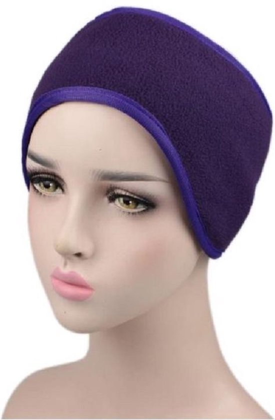 Jumada's - Bandeau Polaire Chaud Violet / Aubergine