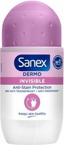 Sanex Déodorant Roller Dermo Invisible 50 ml