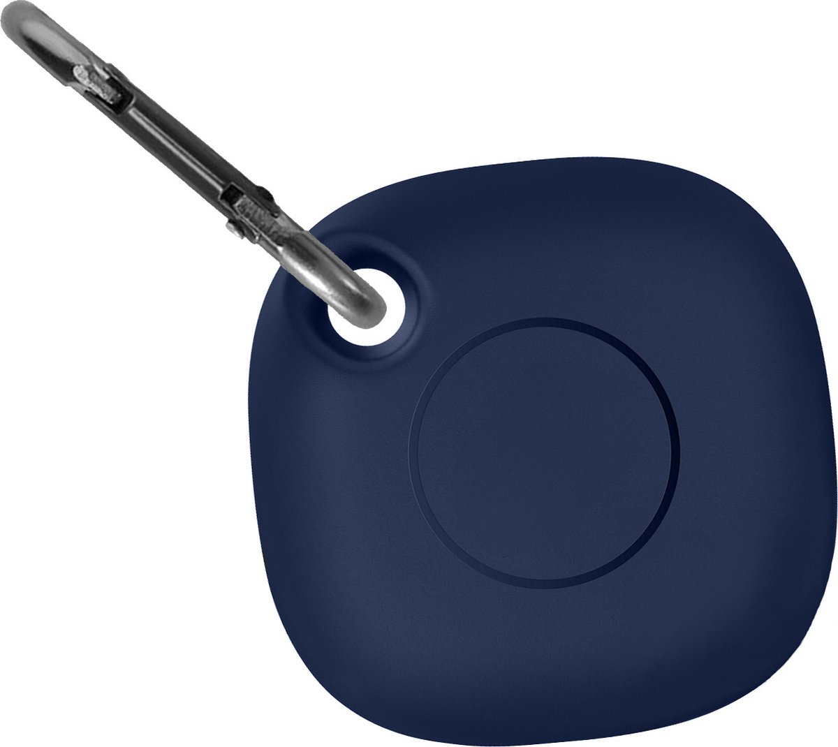 Hoesje Siliconen Geschikt voor Samsung Galaxy SmartTag+ - Siliconen Hoes Geschikt voor Samsung Galaxy SmartTag+ - Donkerblauw