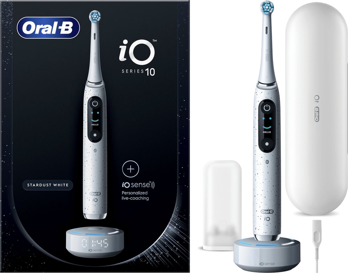Oral-B iO 10 - White - Elektrische Tandenborstel - Ontworpen Door Braun - Oral B