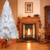 Kunstkerstboom, dennenboom, dennennaald, kerstboom, decoratieboom, kunstboom (wit, 120 cm)