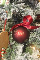 Kerstbal met de tekst opa - kerstmis - voor opa - kerstmis -2024