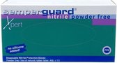 Semperguard Handschoen nitril poeder blauw XL 90st