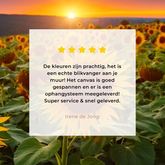 Peinture sur toile - Photo sur toile - Tournesol - Fleurs - Nuages ​​- Ciel - Lumière du soleil - Décoration de chambre - Fleurs sur toile - 120x180 cm - Chambre