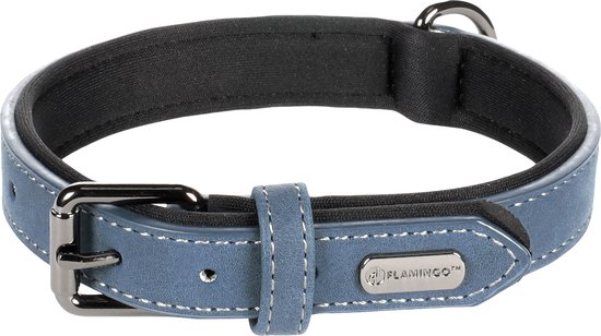 Ancol Hundehalsband Mit Flamingo-Muster – Verstellbar 45-70 Cm, Nylon, Wasserfest Und Stylisch