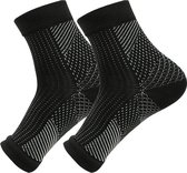 CHPN - Sokken - Ondersteunende sokken - Met open teen - Ondersteun je voeten - Zwart - M - Herensokken