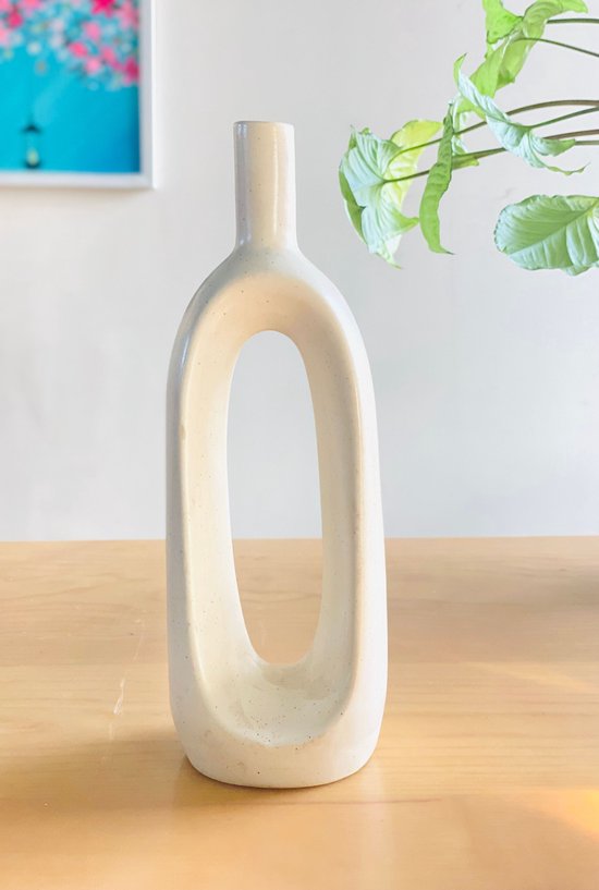 Angel Wing Ceramic Vase