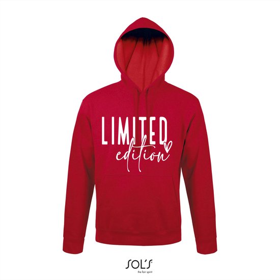 Hoodie 3-162 Limited edition - Rood, L