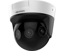 Hikvision® DS-2CD6924G0-IHS NFC 2.8mm 8 MP PanoVu Panoramic Network Camera - Multisensor - IP67/IK10 - Nightvision - Heater - Panorama Dome - 180° Horizontal FOV - Weather Proof - Built-in Heater + Smart Defog - DarkFighter