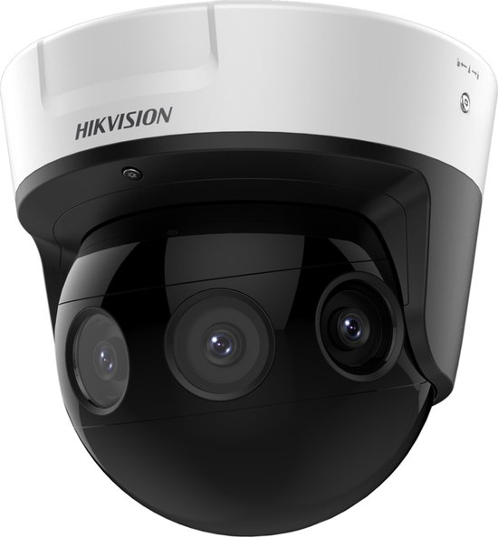 Hikvision® DS-2CD6924G0-IHS NFC 2.8mm 8 MP PanoVu Panoramic Network Camera - Multisensor - IP67/IK10 - Nightvision - Heater - Panorama Dome - 180° Horizontal FOV - Weather Proof - Built-in Heater + Smart Defog - DarkFighter van Hikvision — afbeelding 3