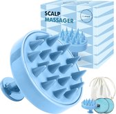 JV Goods Scalp massager - Siliconen Haarborstel - Scalp Brush - Shampoo Brush - Hoofdhuid massage borstel - Haargroei Versneller
