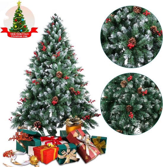 Kerstboom Takken Kunstkerstboom kerstmis 1.8m bol