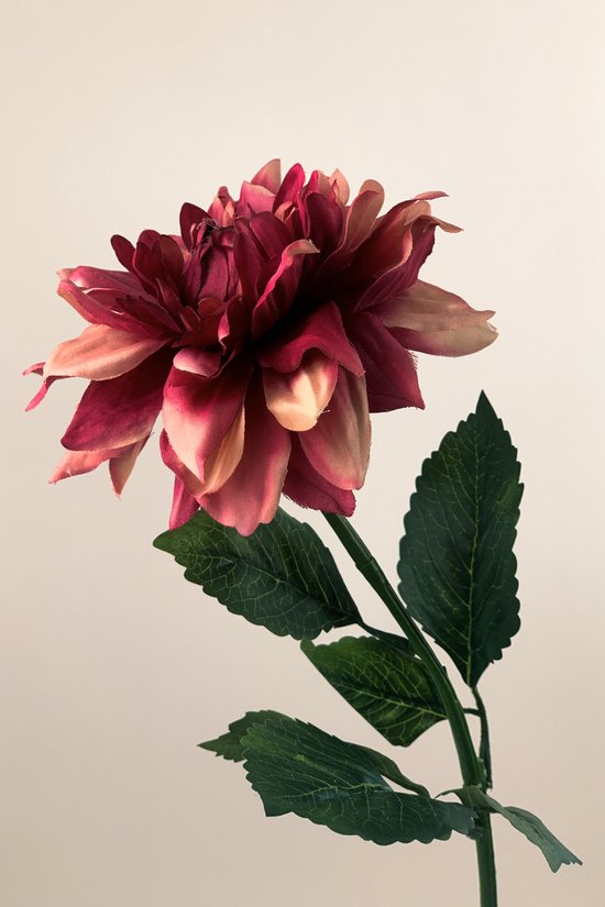 Zijden kunstbloem Chrysant | Roze | Lengte 60 centimeter