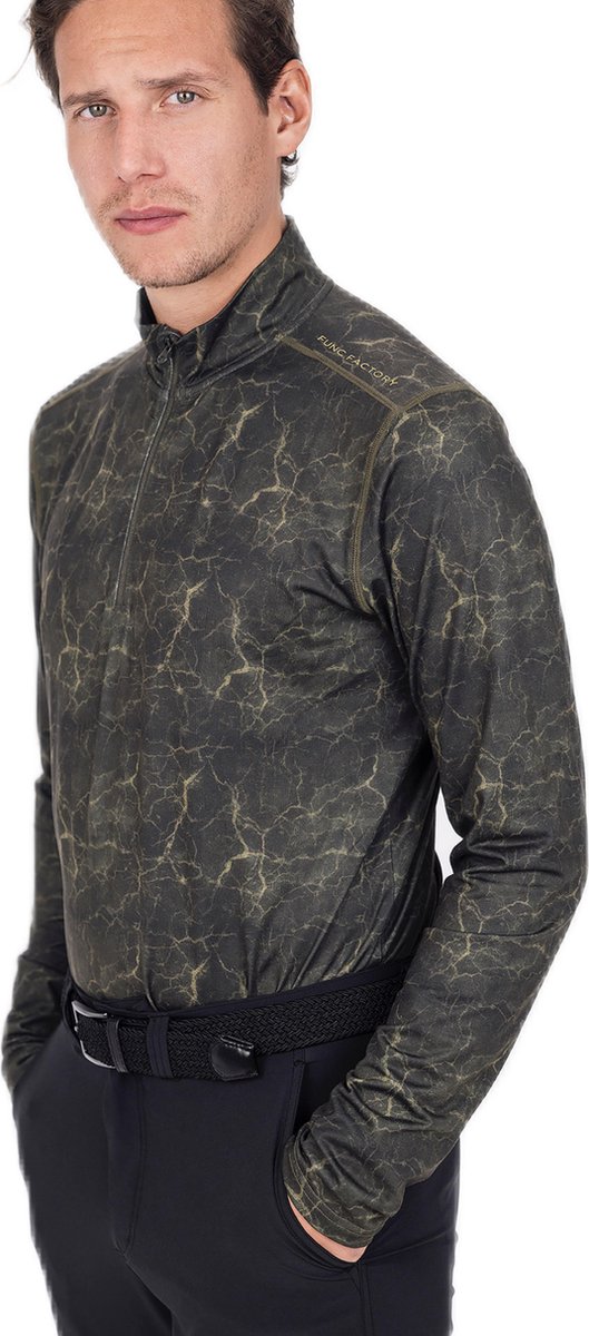 Func Factory mannen Longsleeve Pully Fred groen maat M van Func Factory — afbeelding 4
