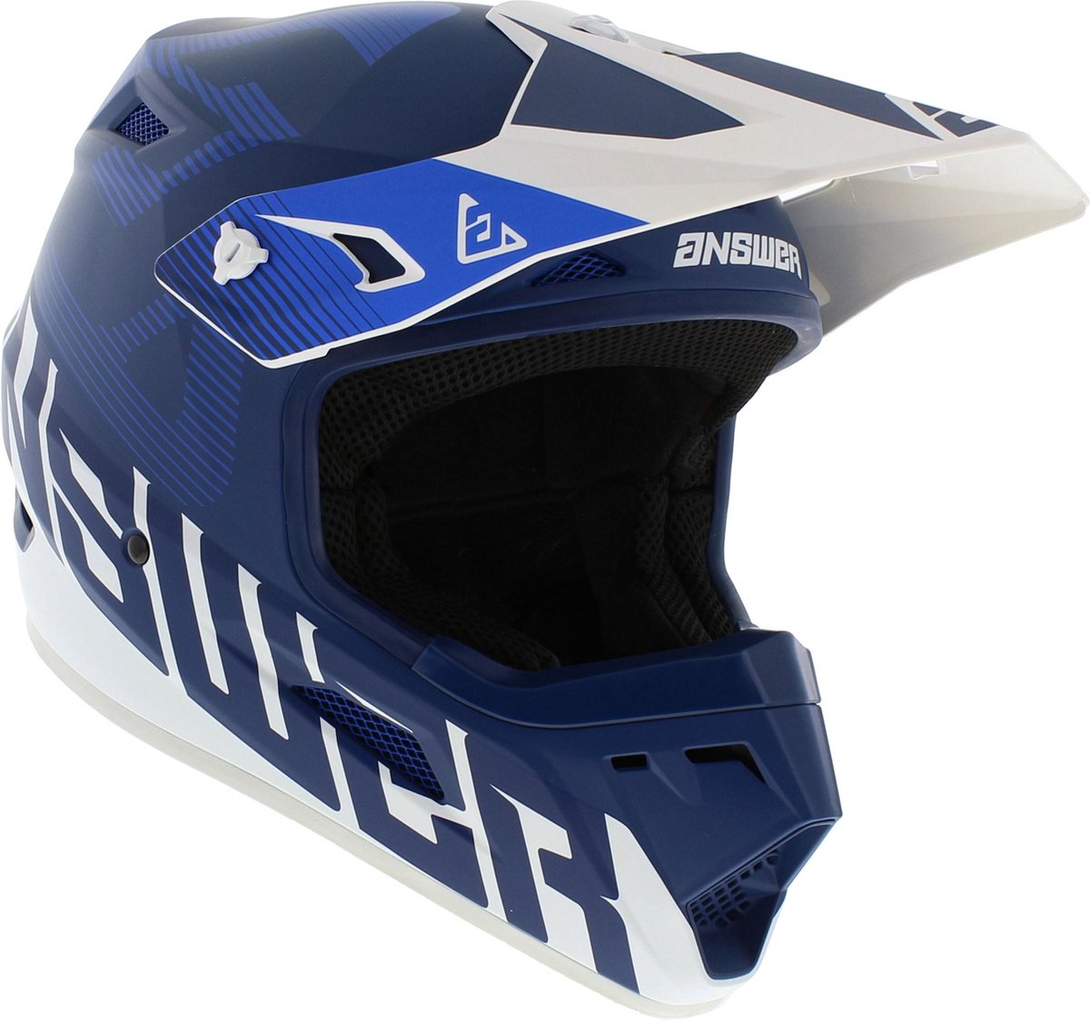 Answer AR1 V2 crosshelm Bold mat blauw wit - M 57-58 CM – foto 2