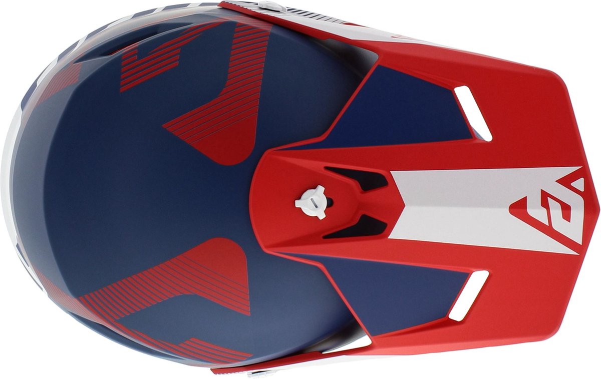 Answer AR1 V2 crosshelm Bold mat blauw rood - L 59-60 CM – foto 5