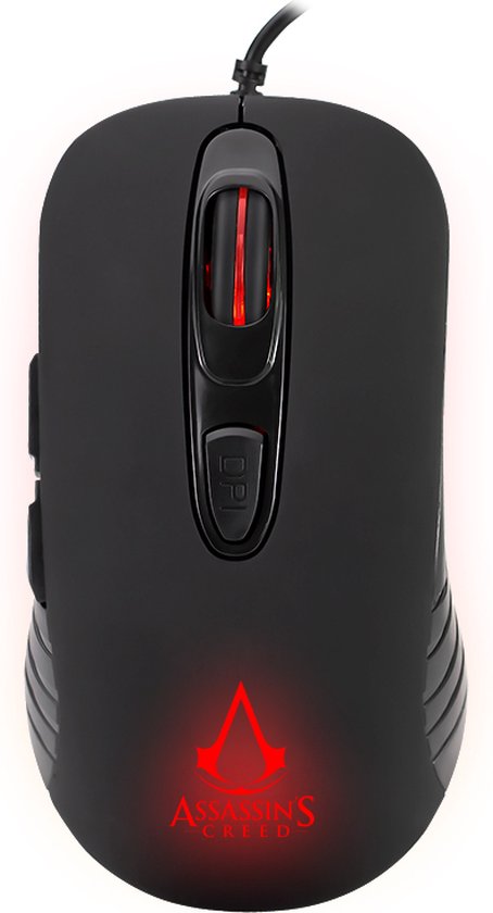 Assassin's Creed - Bedrade Optische Gaming Muis 3600 DPI - Zwart