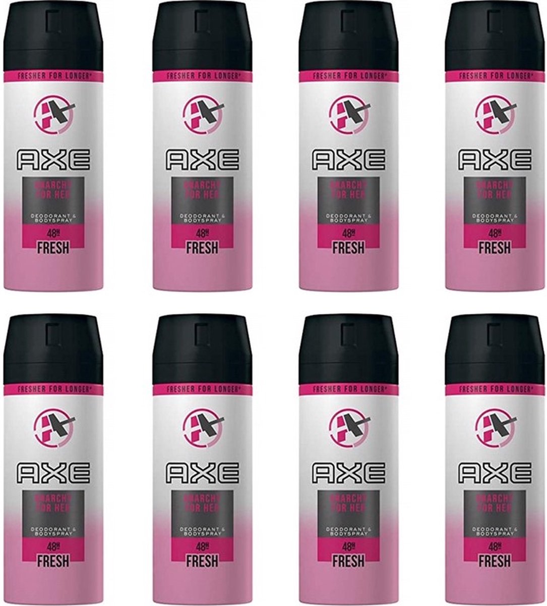 Goedkoopste Axe Deo Spray - Anarchy for Her - Grootverpakking 8 x 150 ml